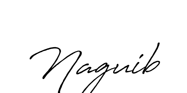 Also we have Naguib name is the best signature style. Create professional handwritten signature collection using Antro_Vectra_Bolder autograph style. Naguib signature style 7 images and pictures png