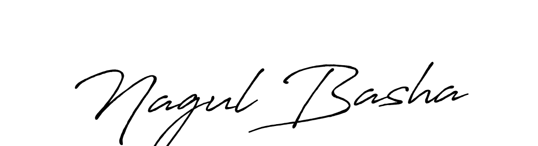 Make a beautiful signature design for name Nagul Basha. Use this online signature maker to create a handwritten signature for free. Nagul Basha signature style 7 images and pictures png