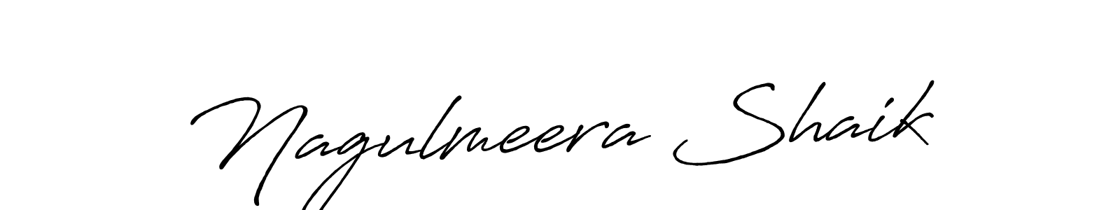 It looks lik you need a new signature style for name Nagulmeera Shaik. Design unique handwritten (Antro_Vectra_Bolder) signature with our free signature maker in just a few clicks. Nagulmeera Shaik signature style 7 images and pictures png