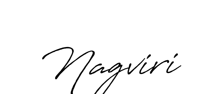 Make a beautiful signature design for name Nagviri. With this signature (Antro_Vectra_Bolder) style, you can create a handwritten signature for free. Nagviri signature style 7 images and pictures png