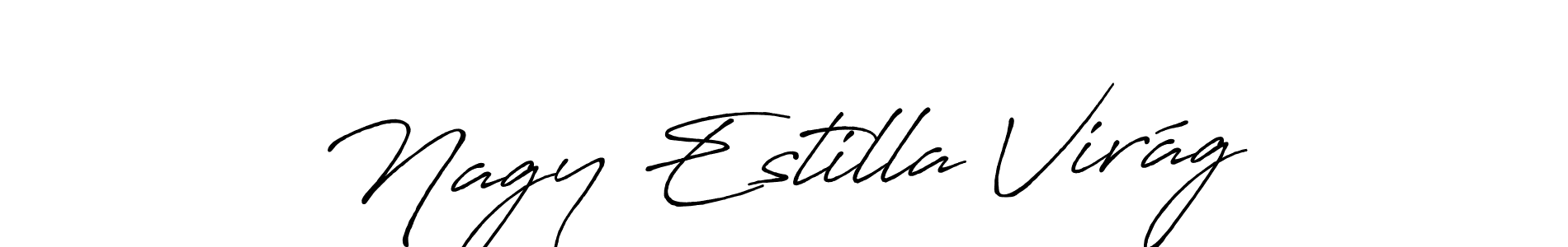 Use a signature maker to create a handwritten signature online. With this signature software, you can design (Antro_Vectra_Bolder) your own signature for name Nagy Estilla Virág. Nagy Estilla Virág signature style 7 images and pictures png