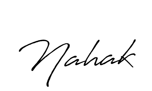 How to make Nahak signature? Antro_Vectra_Bolder is a professional autograph style. Create handwritten signature for Nahak name. Nahak signature style 7 images and pictures png