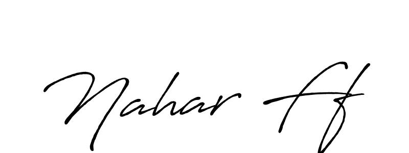 It looks lik you need a new signature style for name Nahar Ff. Design unique handwritten (Antro_Vectra_Bolder) signature with our free signature maker in just a few clicks. Nahar Ff signature style 7 images and pictures png