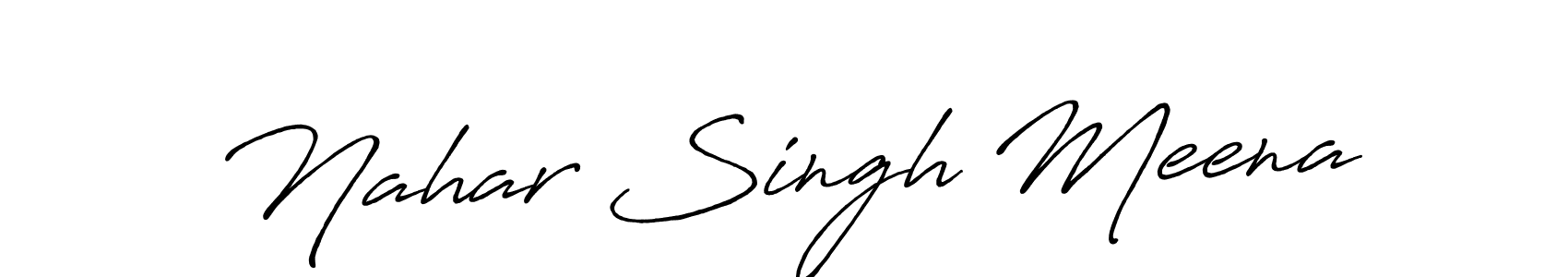 Make a short Nahar Singh Meena signature style. Manage your documents anywhere anytime using Antro_Vectra_Bolder. Create and add eSignatures, submit forms, share and send files easily. Nahar Singh Meena signature style 7 images and pictures png