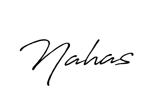 How to make Nahas name signature. Use Antro_Vectra_Bolder style for creating short signs online. This is the latest handwritten sign. Nahas signature style 7 images and pictures png