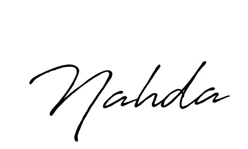 Best and Professional Signature Style for Nahda. Antro_Vectra_Bolder Best Signature Style Collection. Nahda signature style 7 images and pictures png