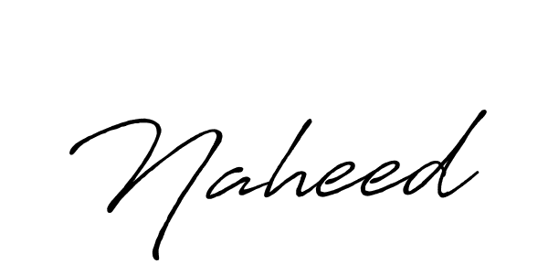 Create a beautiful signature design for name Naheed. With this signature (Antro_Vectra_Bolder) fonts, you can make a handwritten signature for free. Naheed signature style 7 images and pictures png