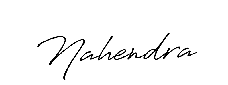 Make a short Nahendra signature style. Manage your documents anywhere anytime using Antro_Vectra_Bolder. Create and add eSignatures, submit forms, share and send files easily. Nahendra signature style 7 images and pictures png