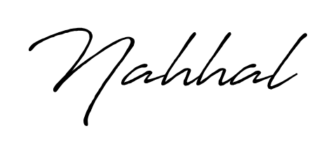 It looks like you need a new signature style for name Nahhal. Design unique handwritten (Antro_Vectra_Bolder) signature with our free signature maker in just a few clicks. Nahhal signature style 7 images and pictures png