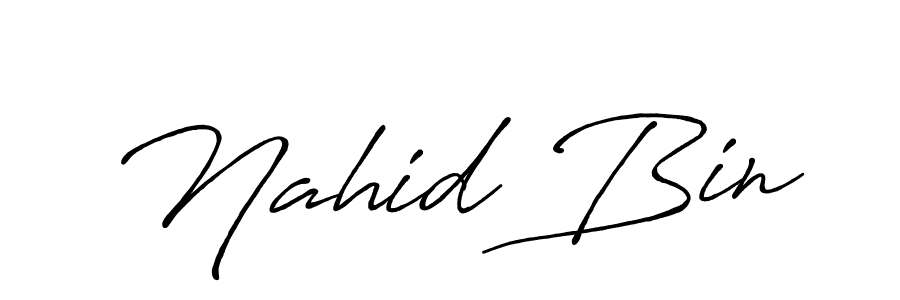 Check out images of Autograph of Nahid Bin name. Actor Nahid Bin Signature Style. Antro_Vectra_Bolder is a professional sign style online. Nahid Bin signature style 7 images and pictures png