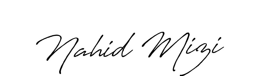Make a short Nahid Mizi signature style. Manage your documents anywhere anytime using Antro_Vectra_Bolder. Create and add eSignatures, submit forms, share and send files easily. Nahid Mizi signature style 7 images and pictures png