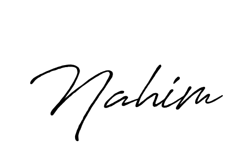 This is the best signature style for the Nahim name. Also you like these signature font (Antro_Vectra_Bolder). Mix name signature. Nahim signature style 7 images and pictures png