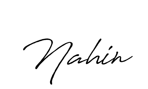 Make a beautiful signature design for name Nahin. With this signature (Antro_Vectra_Bolder) style, you can create a handwritten signature for free. Nahin signature style 7 images and pictures png