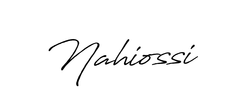 Make a beautiful signature design for name Nahiossi. Use this online signature maker to create a handwritten signature for free. Nahiossi signature style 7 images and pictures png