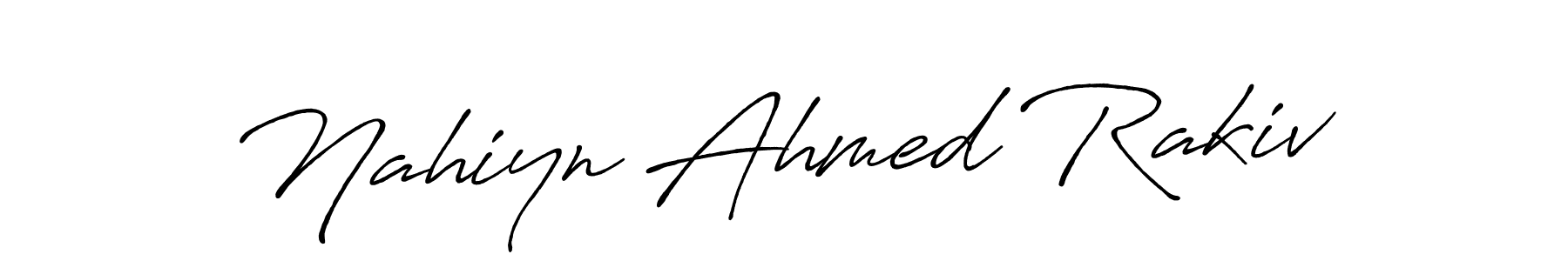 It looks lik you need a new signature style for name Nahiyn Ahmed Rakiv. Design unique handwritten (Antro_Vectra_Bolder) signature with our free signature maker in just a few clicks. Nahiyn Ahmed Rakiv signature style 7 images and pictures png