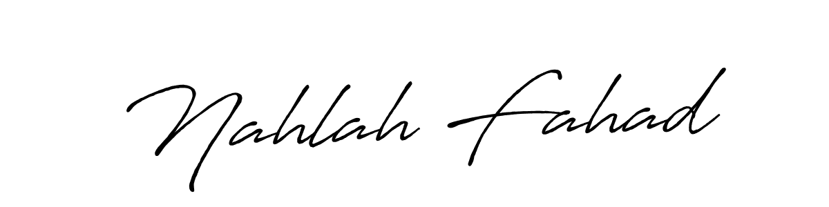 Check out images of Autograph of Nahlah Fahad name. Actor Nahlah Fahad Signature Style. Antro_Vectra_Bolder is a professional sign style online. Nahlah Fahad signature style 7 images and pictures png