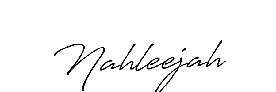 It looks lik you need a new signature style for name Nahleejah. Design unique handwritten (Antro_Vectra_Bolder) signature with our free signature maker in just a few clicks. Nahleejah signature style 7 images and pictures png