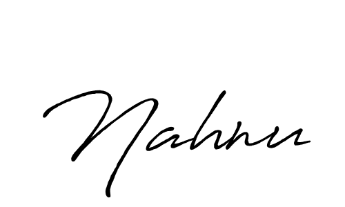 Best and Professional Signature Style for Nahnu. Antro_Vectra_Bolder Best Signature Style Collection. Nahnu signature style 7 images and pictures png