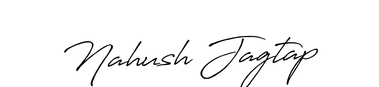 Similarly Antro_Vectra_Bolder is the best handwritten signature design. Signature creator online .You can use it as an online autograph creator for name Nahush Jagtap. Nahush Jagtap signature style 7 images and pictures png