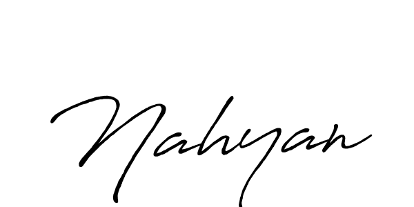 You should practise on your own different ways (Antro_Vectra_Bolder) to write your name (Nahyan) in signature. don't let someone else do it for you. Nahyan signature style 7 images and pictures png