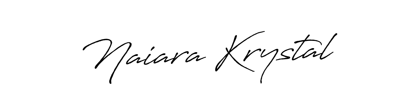 Similarly Antro_Vectra_Bolder is the best handwritten signature design. Signature creator online .You can use it as an online autograph creator for name Naiara Krystal. Naiara Krystal signature style 7 images and pictures png