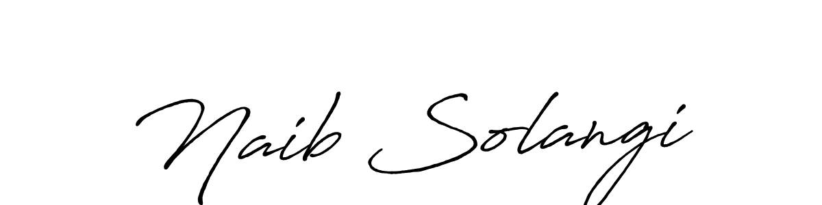 Once you've used our free online signature maker to create your best signature Antro_Vectra_Bolder style, it's time to enjoy all of the benefits that Naib Solangi name signing documents. Naib Solangi signature style 7 images and pictures png