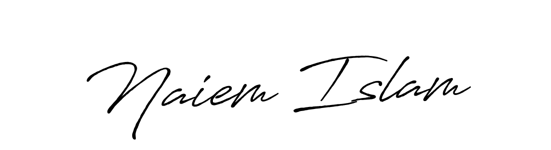 Make a beautiful signature design for name Naiem Islam. Use this online signature maker to create a handwritten signature for free. Naiem Islam signature style 7 images and pictures png