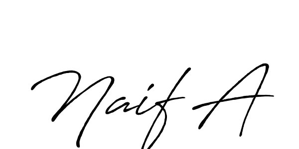 Best and Professional Signature Style for Naif A. Antro_Vectra_Bolder Best Signature Style Collection. Naif A signature style 7 images and pictures png