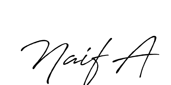 Best and Professional Signature Style for Naif A. Antro_Vectra_Bolder Best Signature Style Collection. Naif A signature style 7 images and pictures png