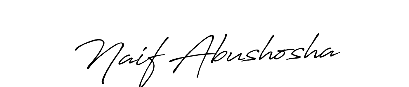 Also You can easily find your signature by using the search form. We will create Naif Abushosha name handwritten signature images for you free of cost using Antro_Vectra_Bolder sign style. Naif Abushosha signature style 7 images and pictures png