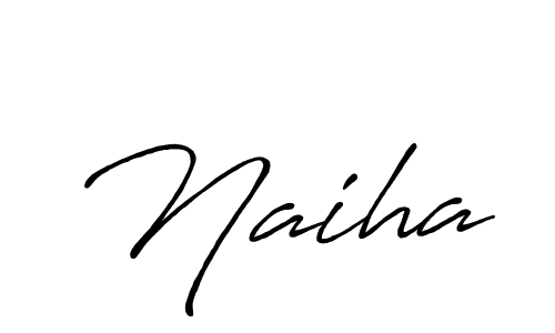 The best way (Antro_Vectra_Bolder) to make a short signature is to pick only two or three words in your name. The name Naiha include a total of six letters. For converting this name. Naiha signature style 7 images and pictures png