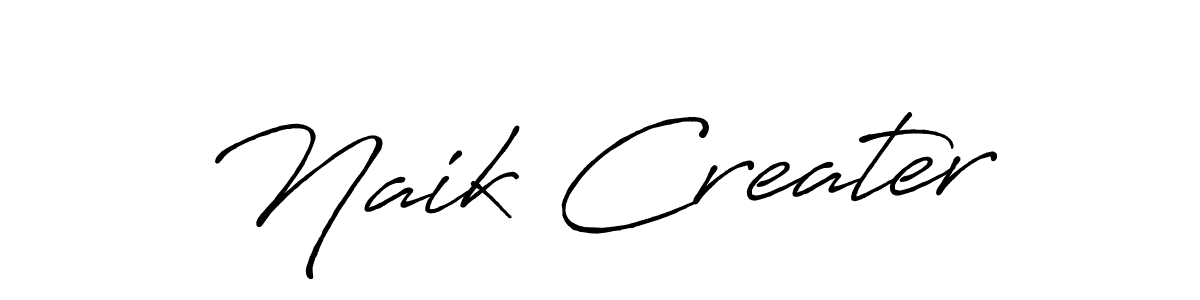 Similarly Antro_Vectra_Bolder is the best handwritten signature design. Signature creator online .You can use it as an online autograph creator for name Naik Creater. Naik Creater signature style 7 images and pictures png
