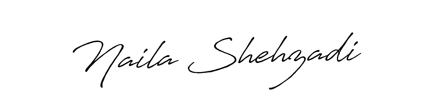 Also we have Naila Shehzadi name is the best signature style. Create professional handwritten signature collection using Antro_Vectra_Bolder autograph style. Naila Shehzadi signature style 7 images and pictures png