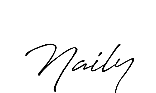 How to Draw Naily signature style? Antro_Vectra_Bolder is a latest design signature styles for name Naily. Naily signature style 7 images and pictures png