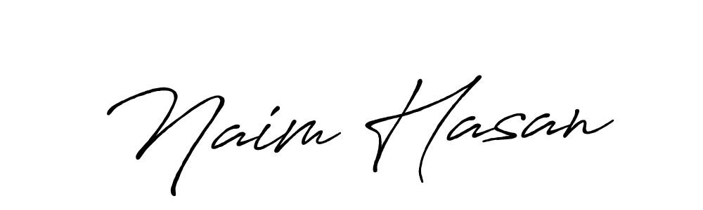 It looks lik you need a new signature style for name Naim Hasan. Design unique handwritten (Antro_Vectra_Bolder) signature with our free signature maker in just a few clicks. Naim Hasan signature style 7 images and pictures png