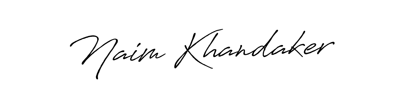 This is the best signature style for the Naim Khandaker name. Also you like these signature font (Antro_Vectra_Bolder). Mix name signature. Naim Khandaker signature style 7 images and pictures png