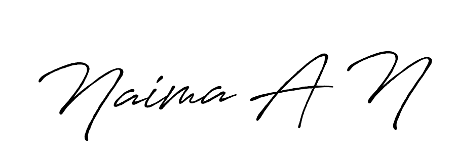 Once you've used our free online signature maker to create your best signature Antro_Vectra_Bolder style, it's time to enjoy all of the benefits that Naima A N name signing documents. Naima A N signature style 7 images and pictures png