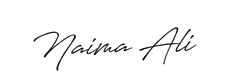 It looks lik you need a new signature style for name Naima Ali. Design unique handwritten (Antro_Vectra_Bolder) signature with our free signature maker in just a few clicks. Naima Ali signature style 7 images and pictures png