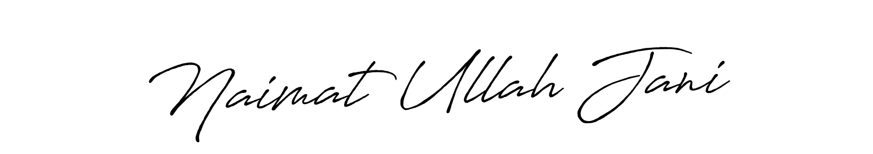 You can use this online signature creator to create a handwritten signature for the name Naimat Ullah Jani. This is the best online autograph maker. Naimat Ullah Jani signature style 7 images and pictures png