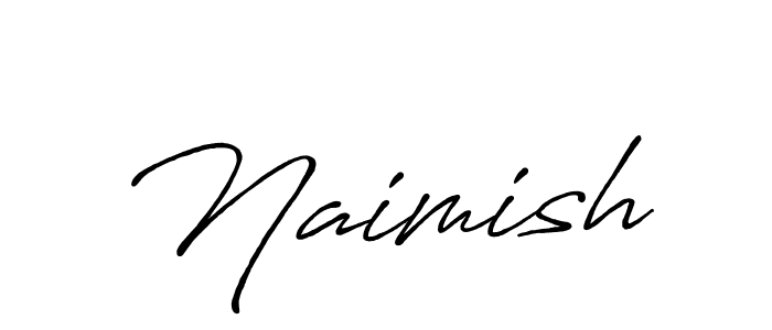 Also we have Naimish name is the best signature style. Create professional handwritten signature collection using Antro_Vectra_Bolder autograph style. Naimish signature style 7 images and pictures png