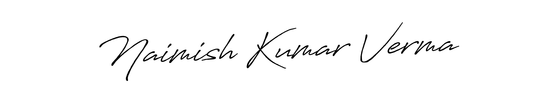 Make a short Naimish Kumar Verma signature style. Manage your documents anywhere anytime using Antro_Vectra_Bolder. Create and add eSignatures, submit forms, share and send files easily. Naimish Kumar Verma signature style 7 images and pictures png