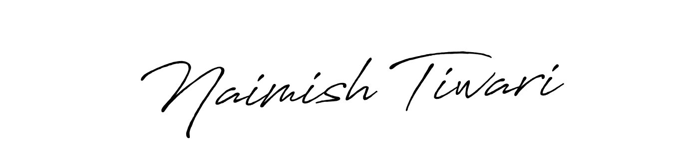 The best way (Antro_Vectra_Bolder) to make a short signature is to pick only two or three words in your name. The name Naimish Tiwari include a total of six letters. For converting this name. Naimish Tiwari signature style 7 images and pictures png