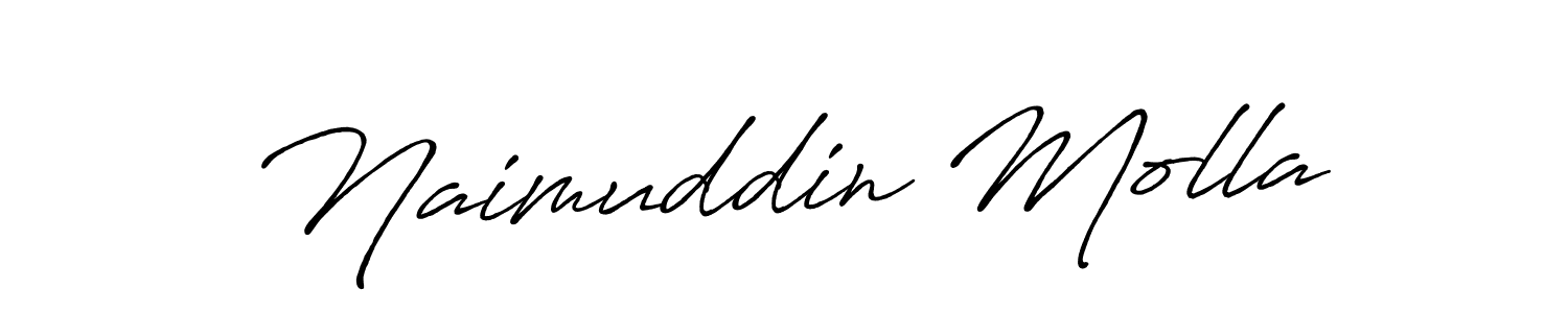 How to make Naimuddin Molla signature? Antro_Vectra_Bolder is a professional autograph style. Create handwritten signature for Naimuddin Molla name. Naimuddin Molla signature style 7 images and pictures png