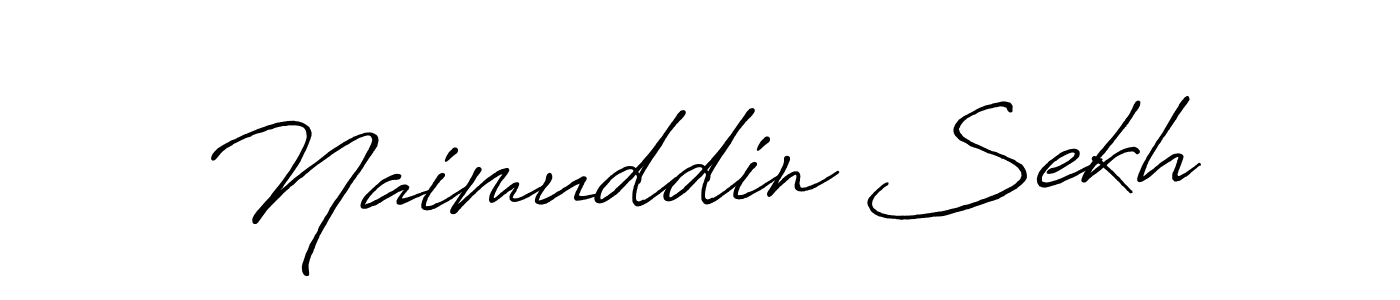 Also You can easily find your signature by using the search form. We will create Naimuddin Sekh name handwritten signature images for you free of cost using Antro_Vectra_Bolder sign style. Naimuddin Sekh signature style 7 images and pictures png