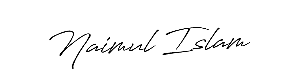 Also You can easily find your signature by using the search form. We will create Naimul Islam name handwritten signature images for you free of cost using Antro_Vectra_Bolder sign style. Naimul Islam signature style 7 images and pictures png