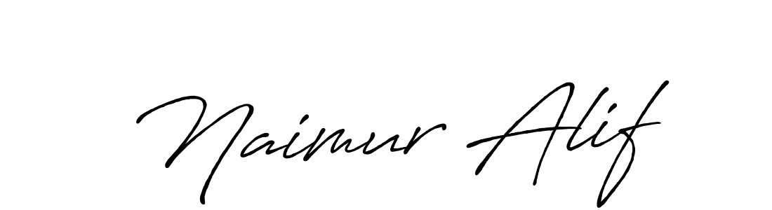 The best way (Antro_Vectra_Bolder) to make a short signature is to pick only two or three words in your name. The name Naimur Alif include a total of six letters. For converting this name. Naimur Alif signature style 7 images and pictures png