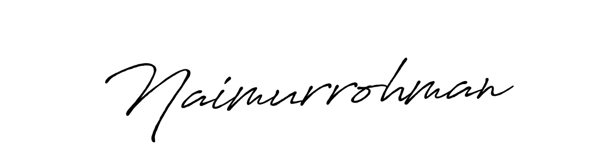 if you are searching for the best signature style for your name Naimurrohman. so please give up your signature search. here we have designed multiple signature styles  using Antro_Vectra_Bolder. Naimurrohman signature style 7 images and pictures png