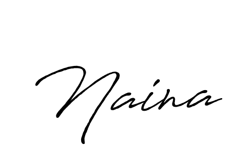 Naina stylish signature style. Best Handwritten Sign (Antro_Vectra_Bolder) for my name. Handwritten Signature Collection Ideas for my name Naina. Naina signature style 7 images and pictures png