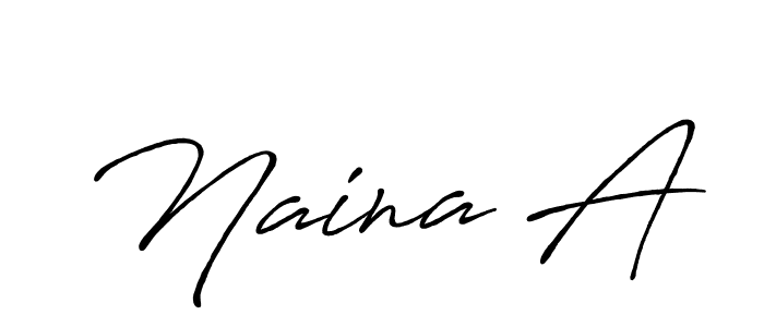 You should practise on your own different ways (Antro_Vectra_Bolder) to write your name (Naina A) in signature. don't let someone else do it for you. Naina A signature style 7 images and pictures png