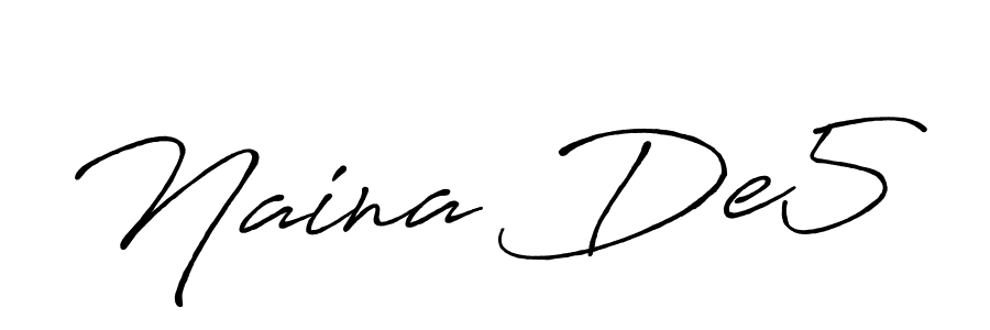 Antro_Vectra_Bolder is a professional signature style that is perfect for those who want to add a touch of class to their signature. It is also a great choice for those who want to make their signature more unique. Get Naina De5 name to fancy signature for free. Naina De5 signature style 7 images and pictures png